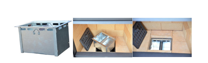 Купить Kobok Харьков - Опции комплектаци стандартный зольник камина - Макстерская печников